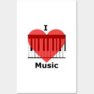 I love music Posters and Art